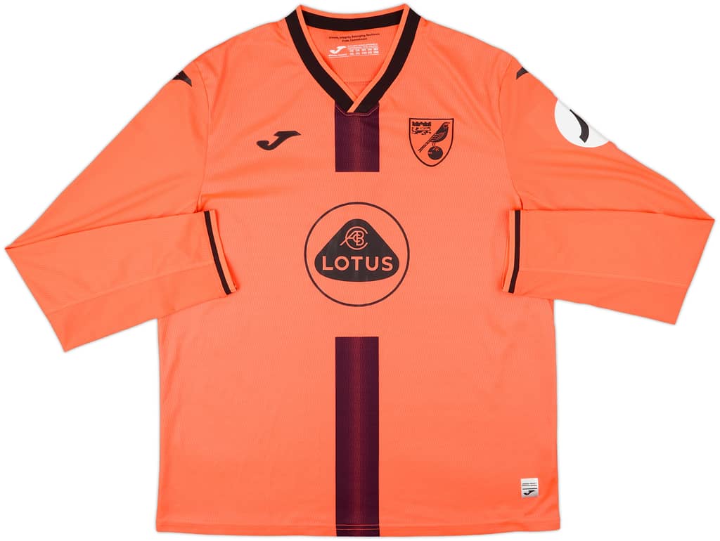 2021-22 Norwich City Third L/S Shirt - 9/10 - (XXL)