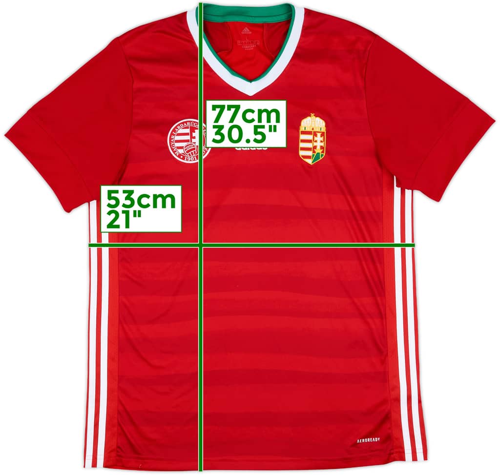 2020-22 Hungary Home Shirt - 9/10 - (L)