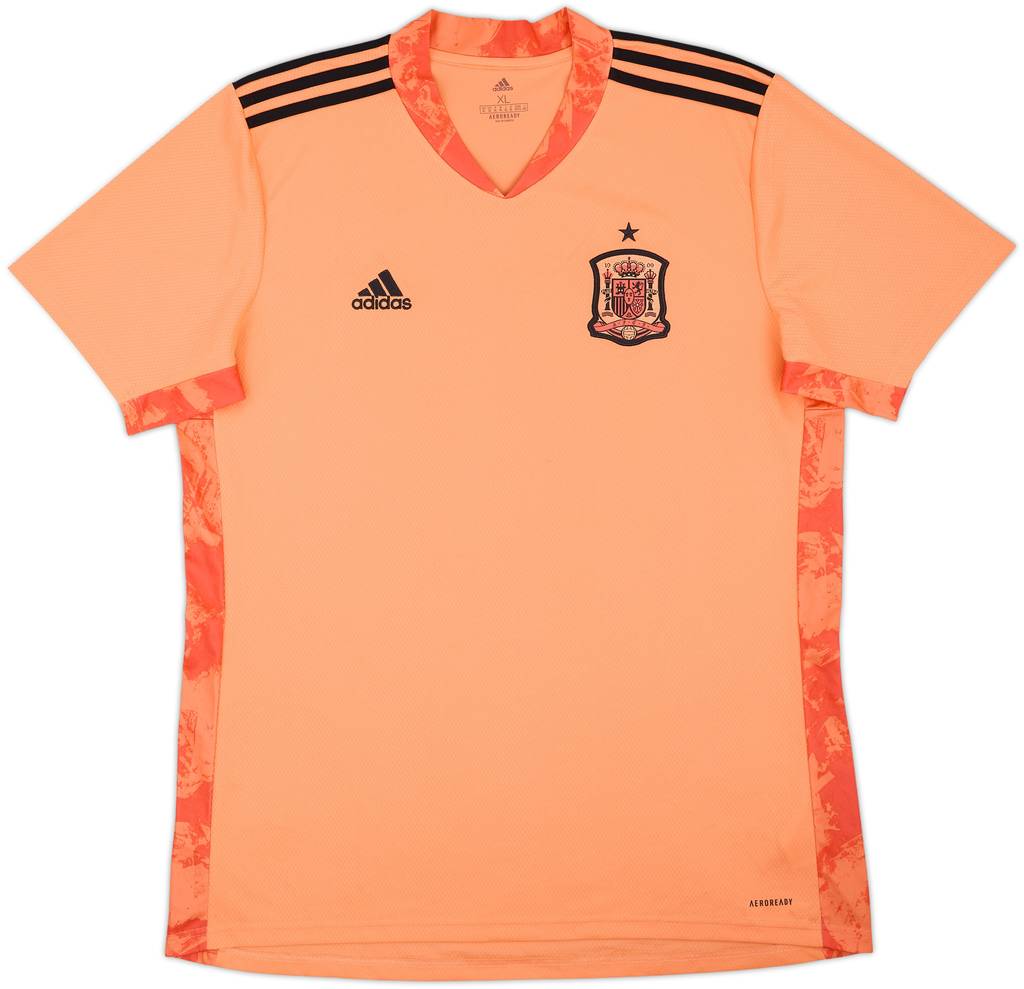 2020-21 Spain GK S/S Shirt - 9/10 - (XL)