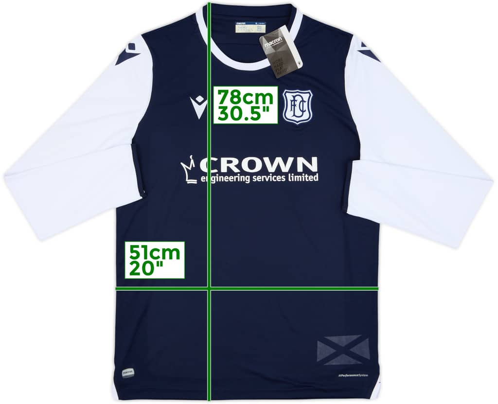2020-21 Dundee Home L/S Shirt (XL)