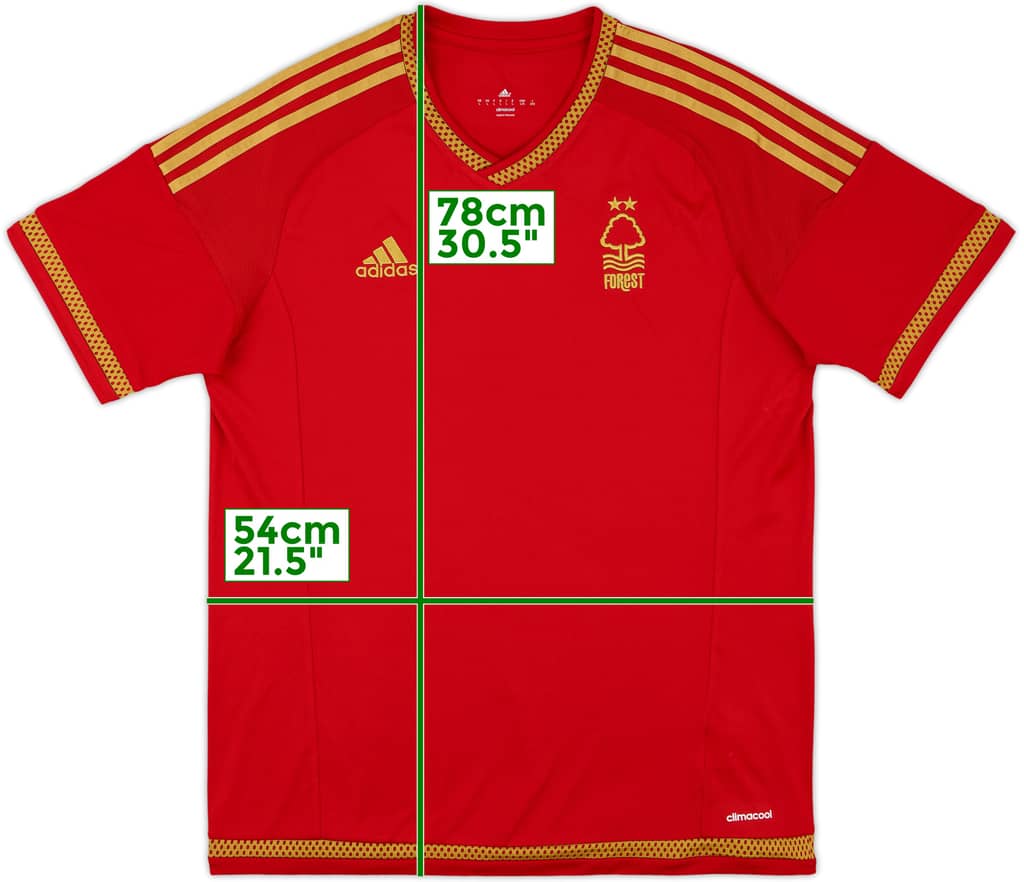 2015-16 Nottingham Forest Home Shirt - 10/10 - (L)