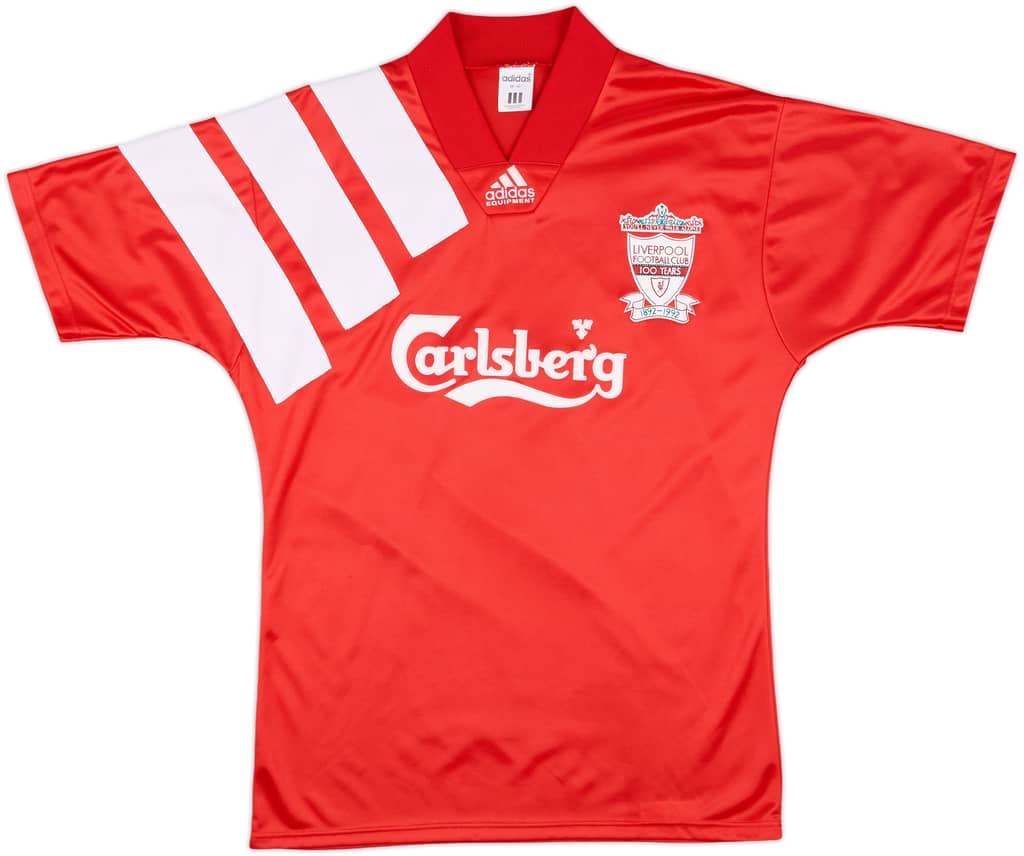 1992-93 Liverpool Centenary Home Shirt - 10/10 - (M)