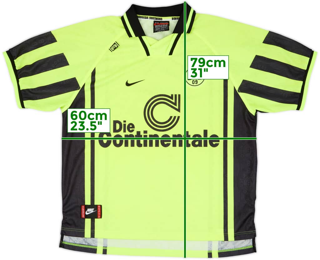 Camiseta de local del Borussia Dortmund 1996-97 - 8/10 - (XXL)