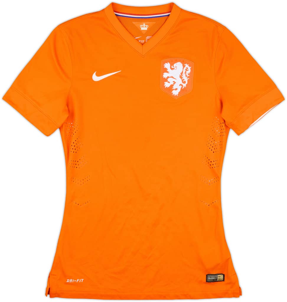 2014-15 Netherlands Authentic Home Shirt - 9/10 - (S)