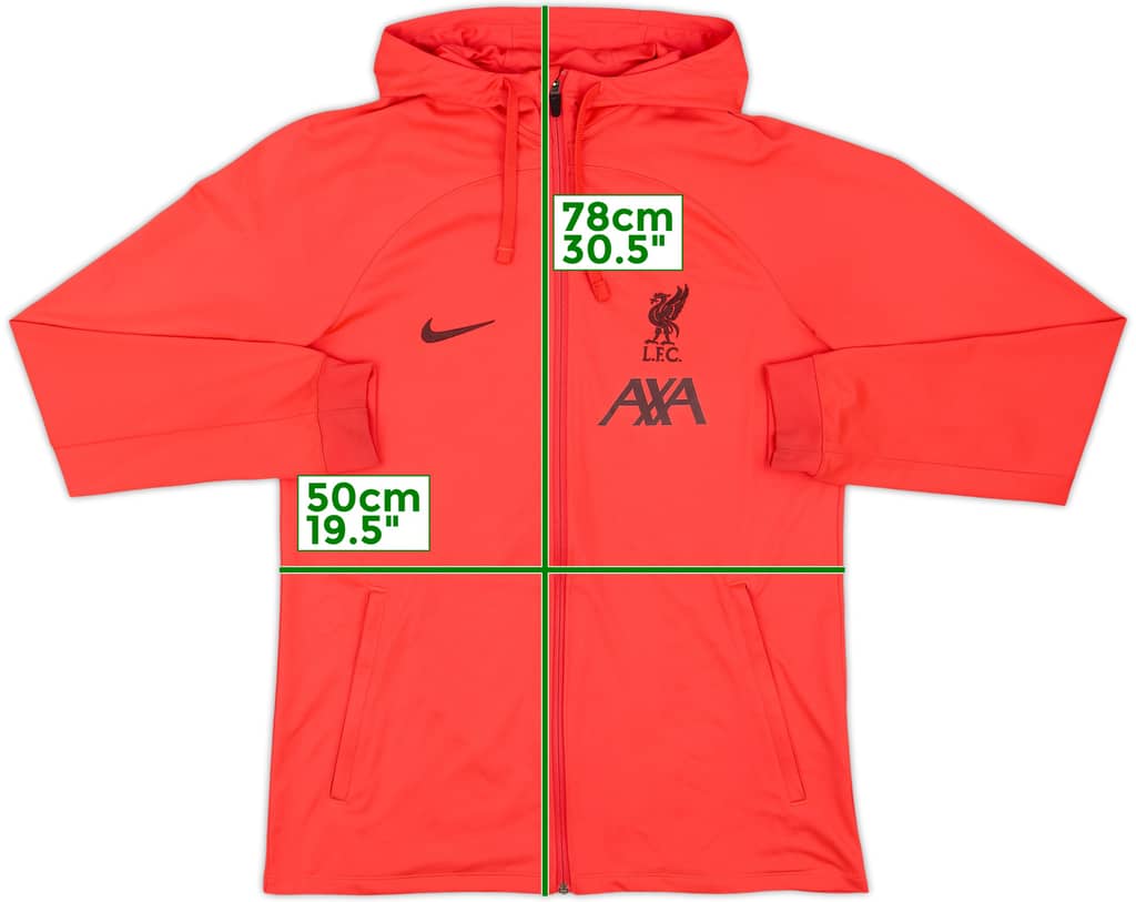 2022-23 Liverpool Nike Hooded Track Jacket - 9/10 - (M)