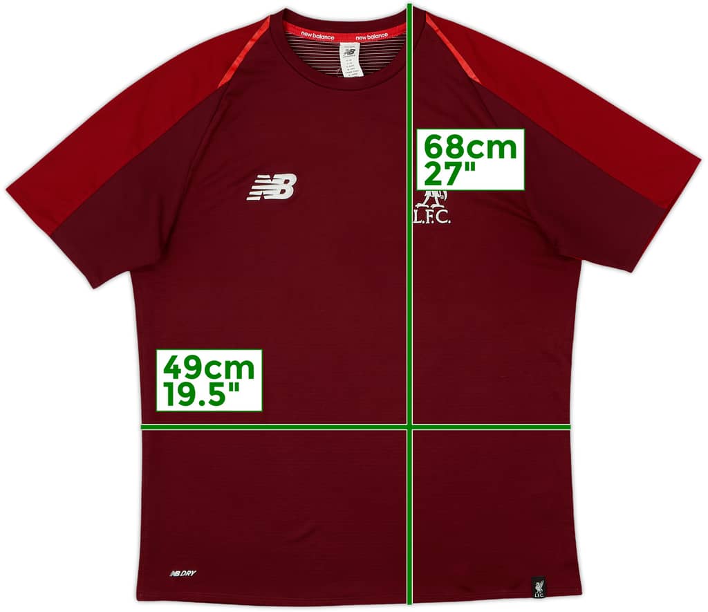 2018-19 Liverpool New Balance Training Shirt - 10/10 - (S)