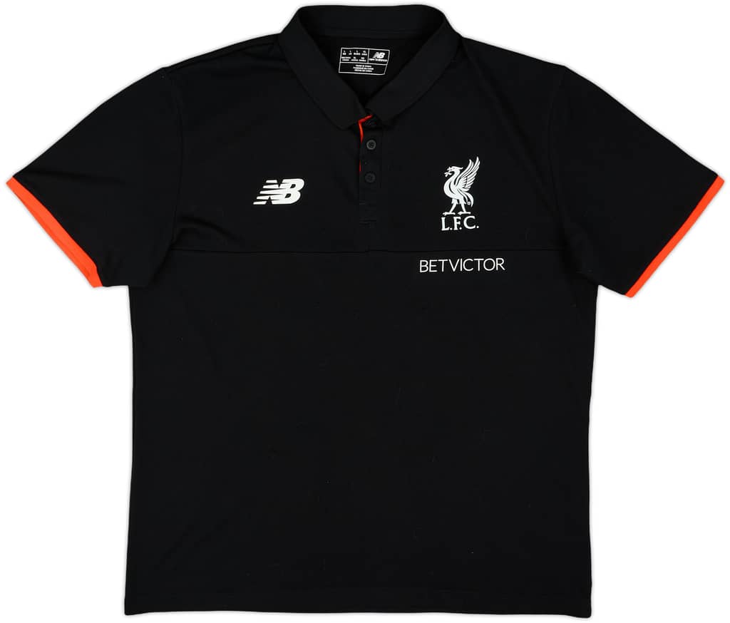 2016-17 Liverpool New Balance Polo Shirt - 8/10 - (L)