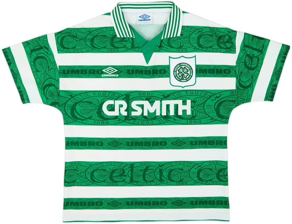 1995-97 Celtic Home Shirt - 9/10 - (L)