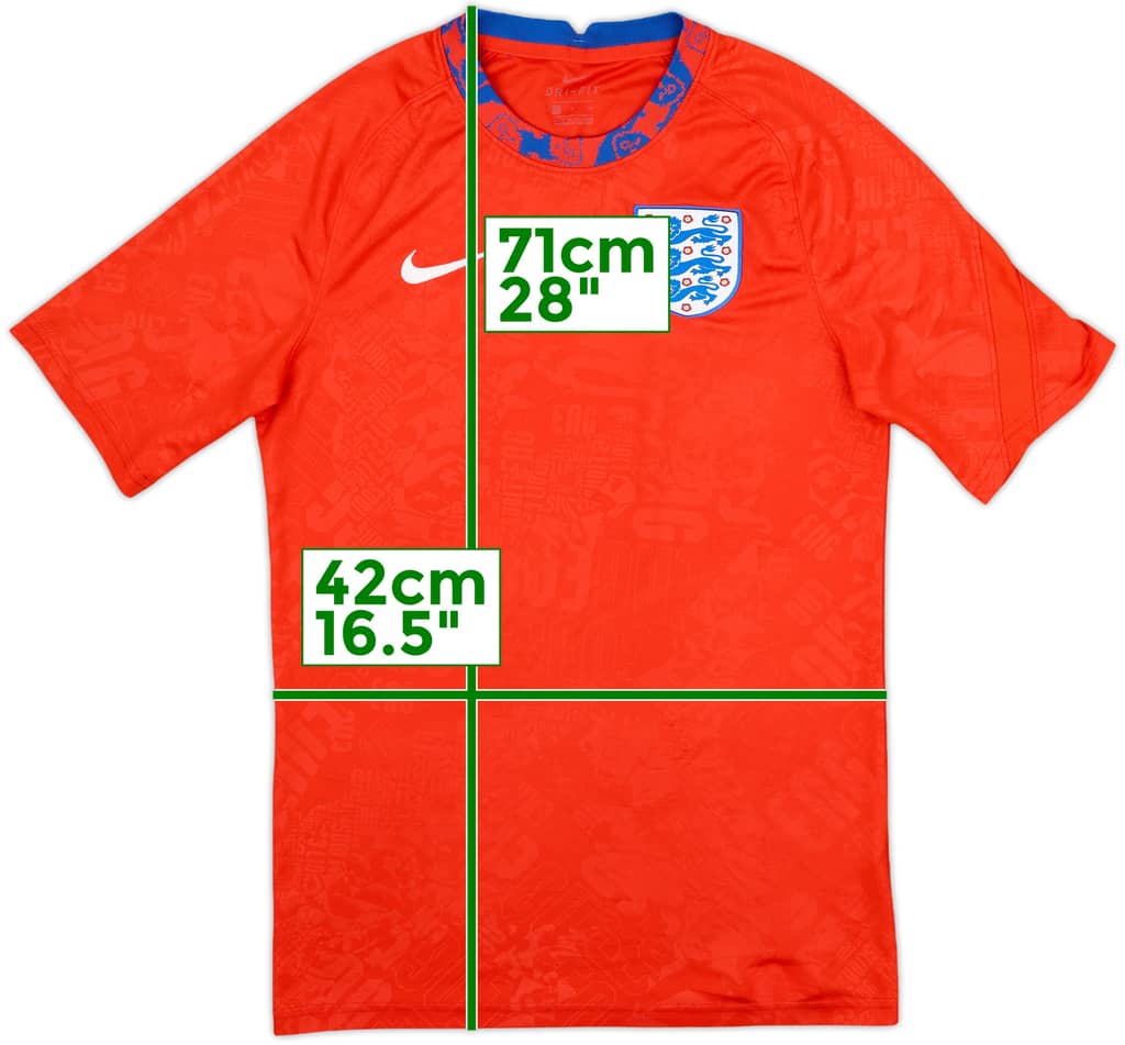 2020-21 England Nike Training Shirt - 7/10 - (S)