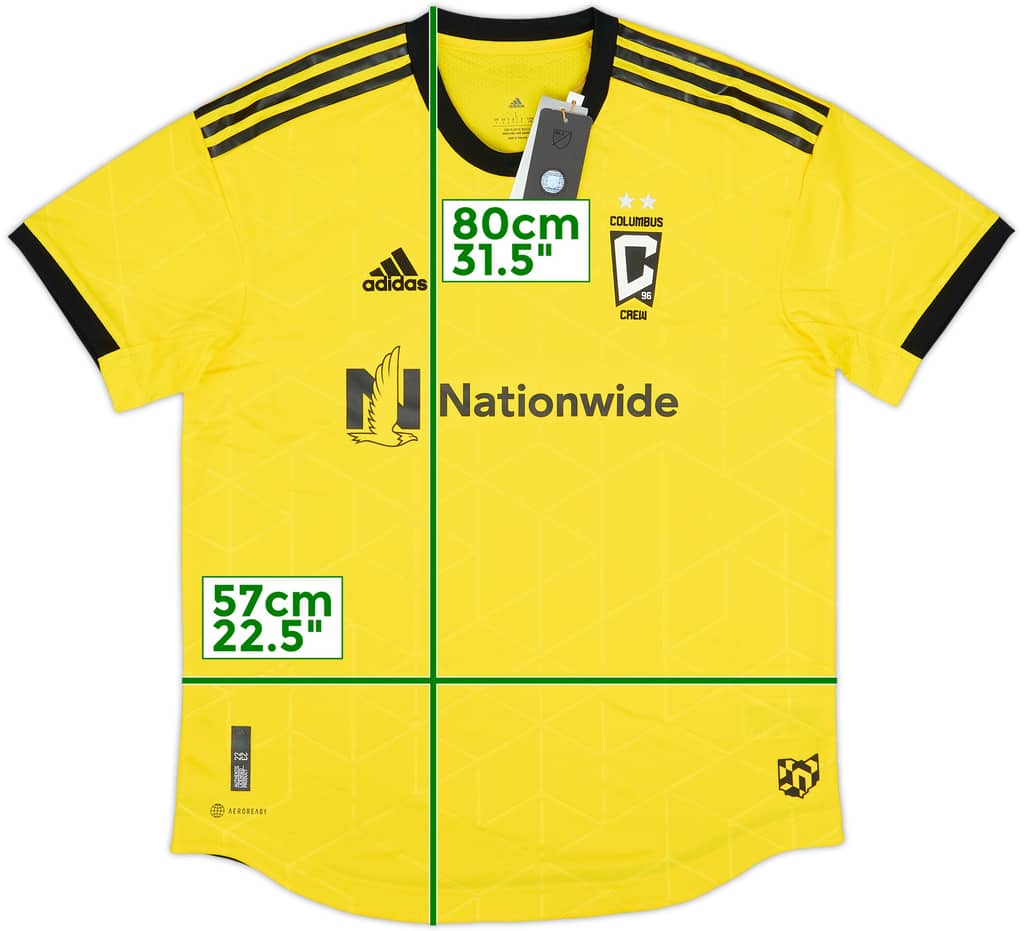 2022-23 Columbus Crew Authentic Home Shirt (L)