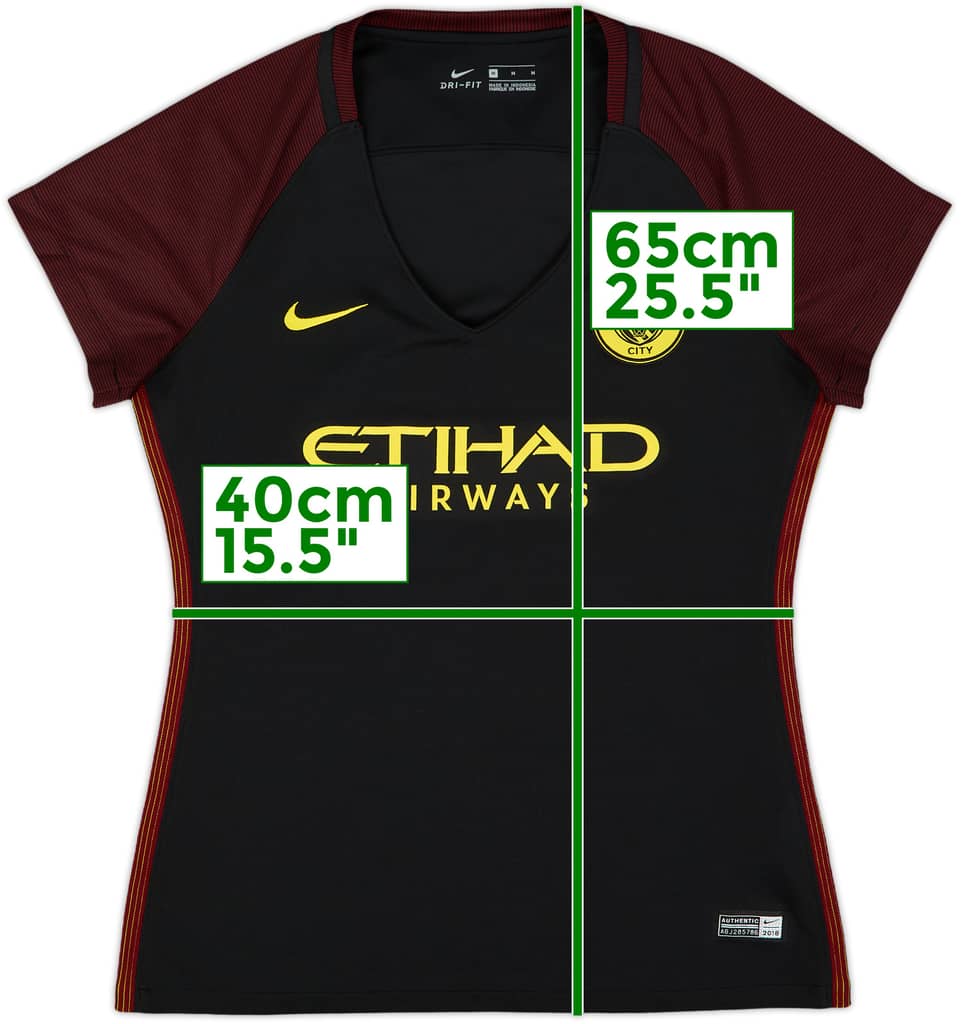 2016-17 Manchester City Away Shirt - 10/10 - (Women's M)