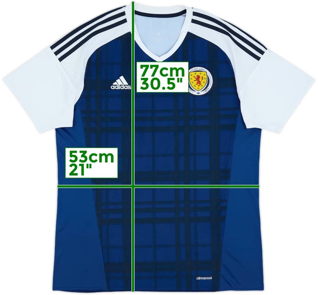 2016-17 Scotland Home Shirt - 8/10 - (L)