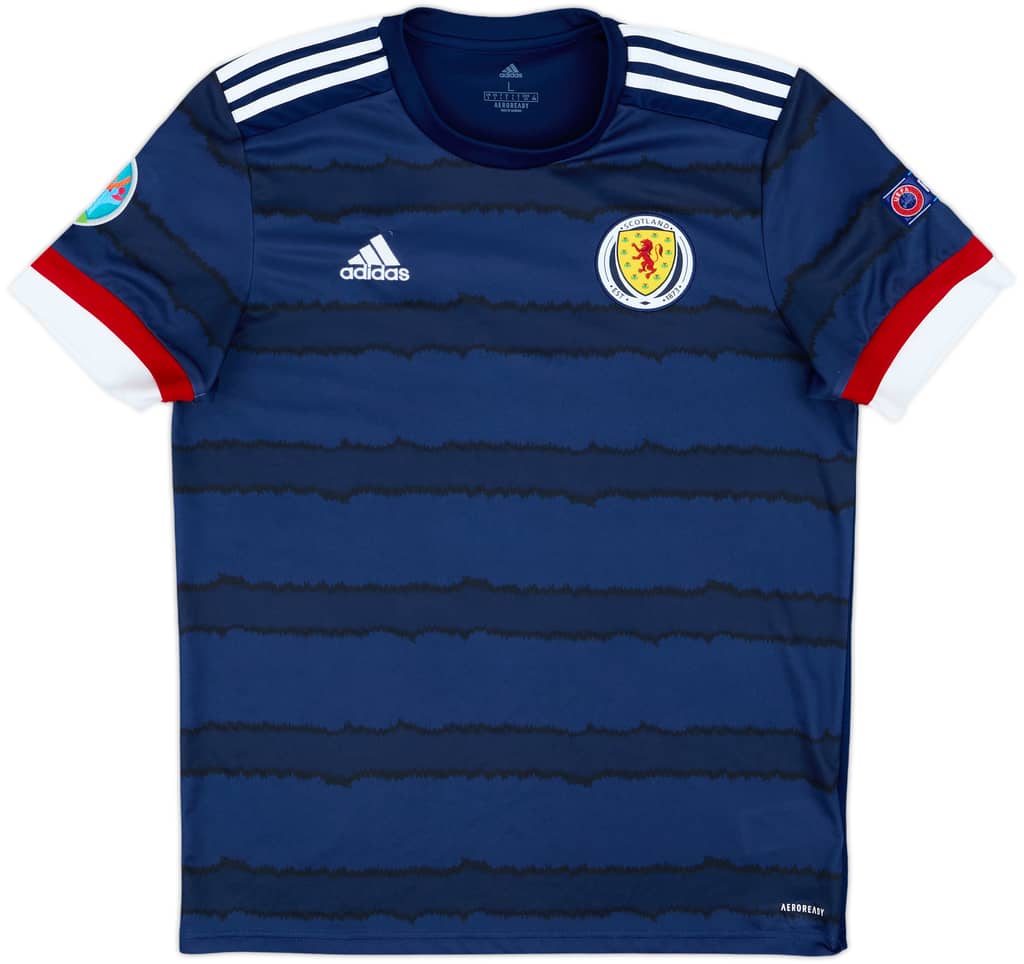 2020-22 Scotland Home Shirt - 8/10 - (L)