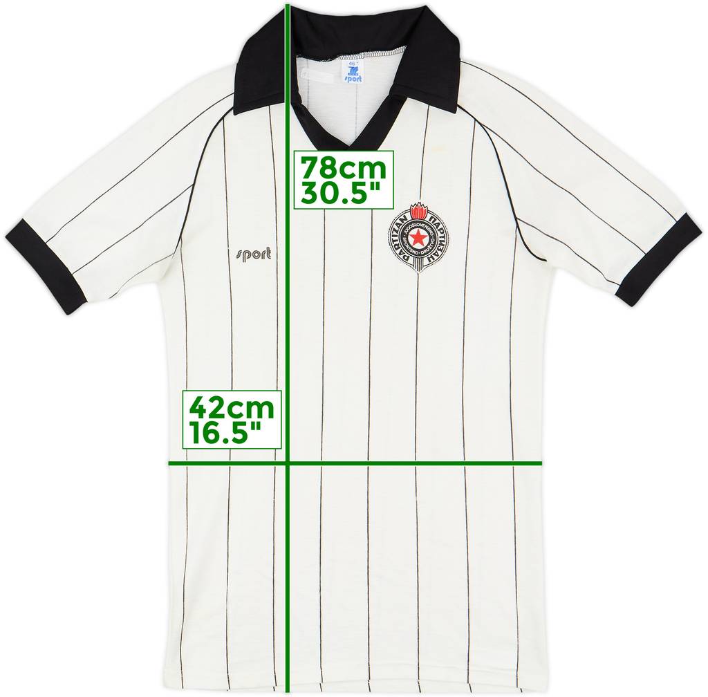 1980s Partizan Belgrade Fan Shirt - 8/10 - (S)