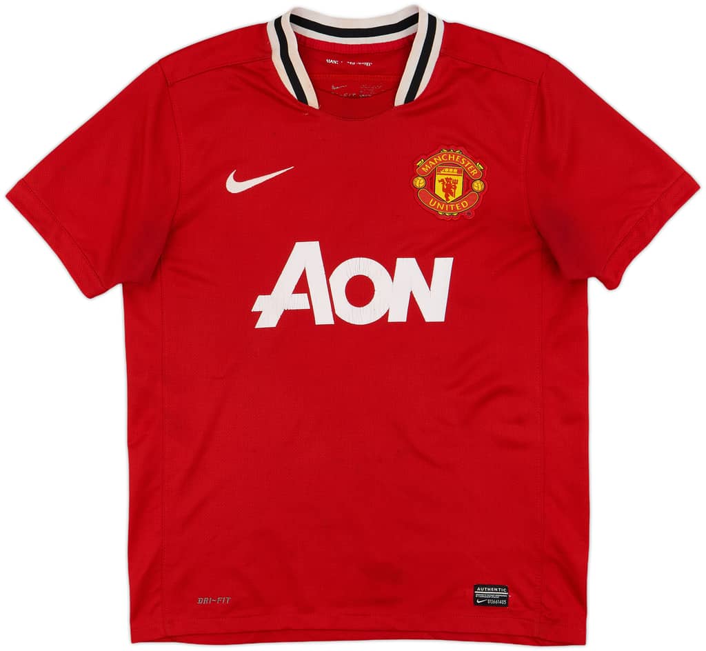 2011-12 Manchester United Home Shirt - 4/10 - (M)