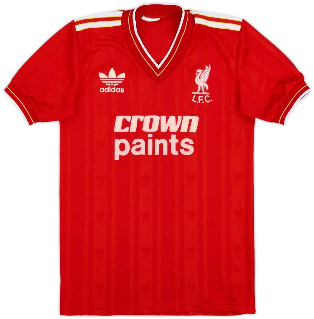 1986-87 Liverpool Home Shirt - 8/10 - (Y)