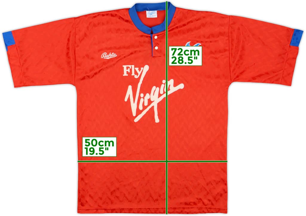 1990-91 Crystal Palace Third Shirt - 8/10 - (S)
