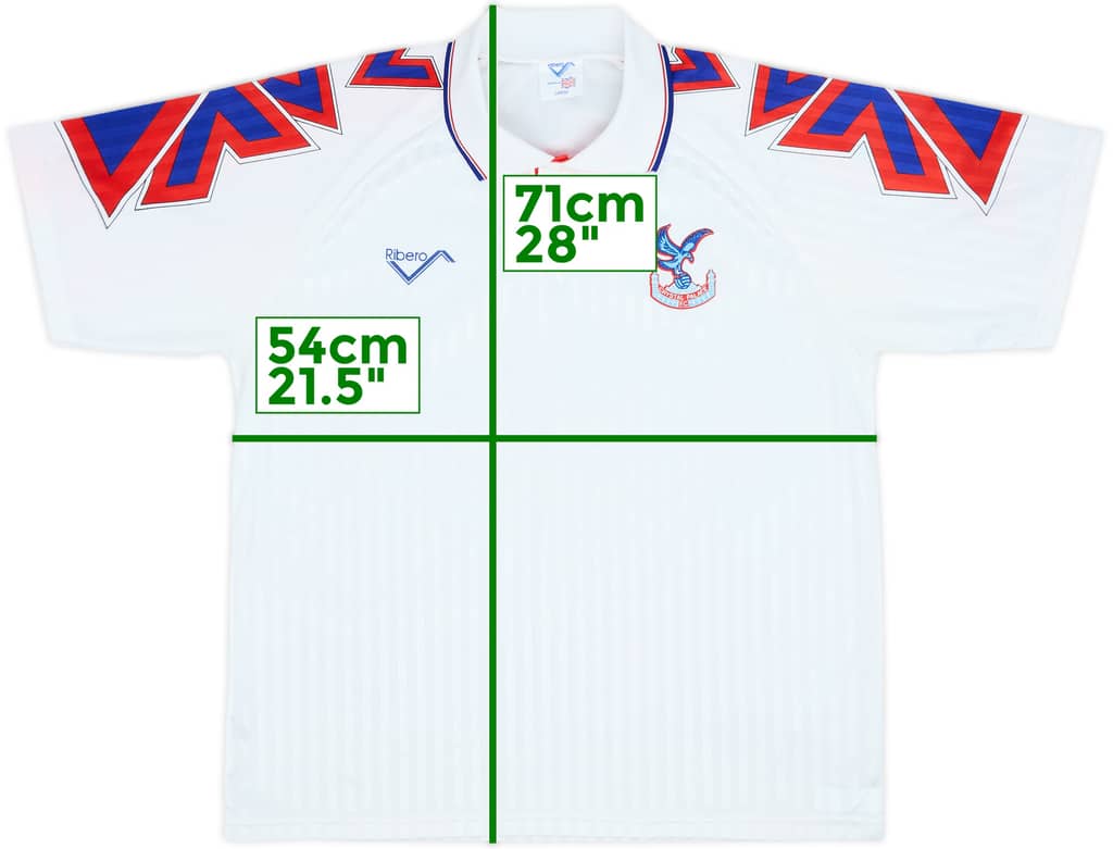 1993-94 Crystal Palace Away Shirt - 8/10 - (L)