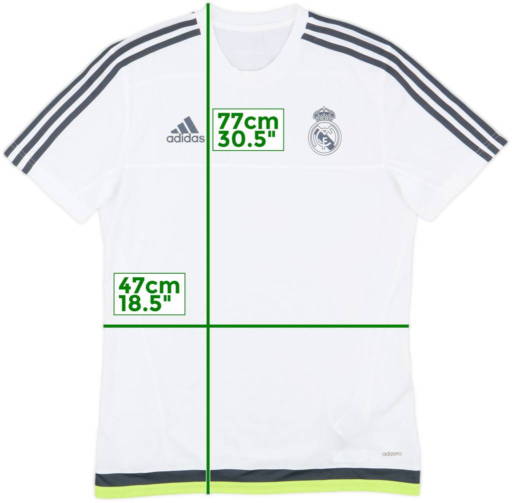 2015-16 Real Madrid adizero Training Shirt - 7/10 - (M)
