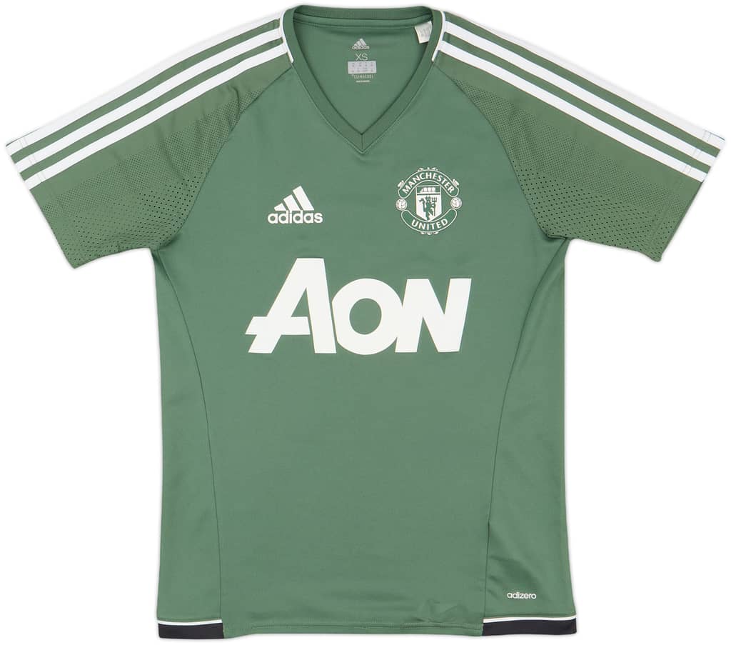 2017-18 Manchester United adizero Training Shirt - 9/10 - (XS)