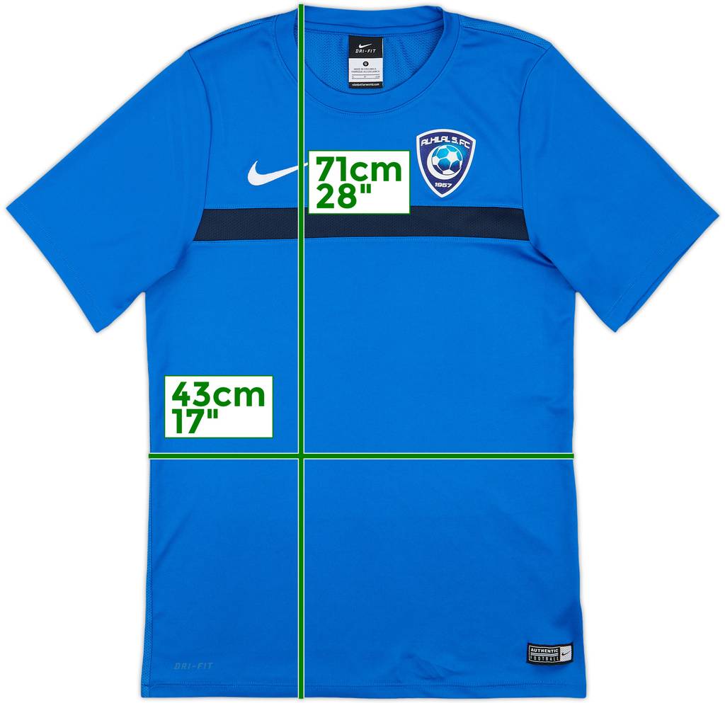 2016-17 Al Hilal Nike Training Shirt - 8/10 - (S)
