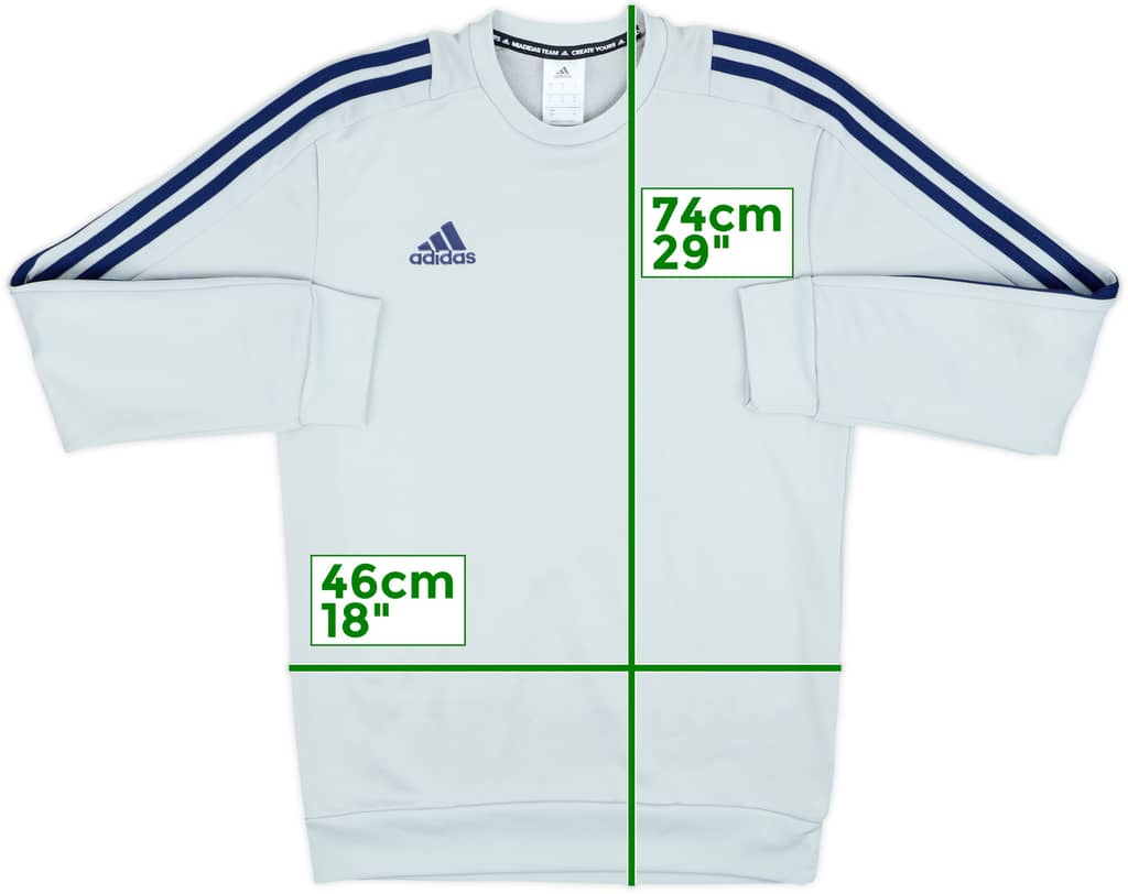 2018-19 Lyon adidas Sweat Top - 7/10 - (S)