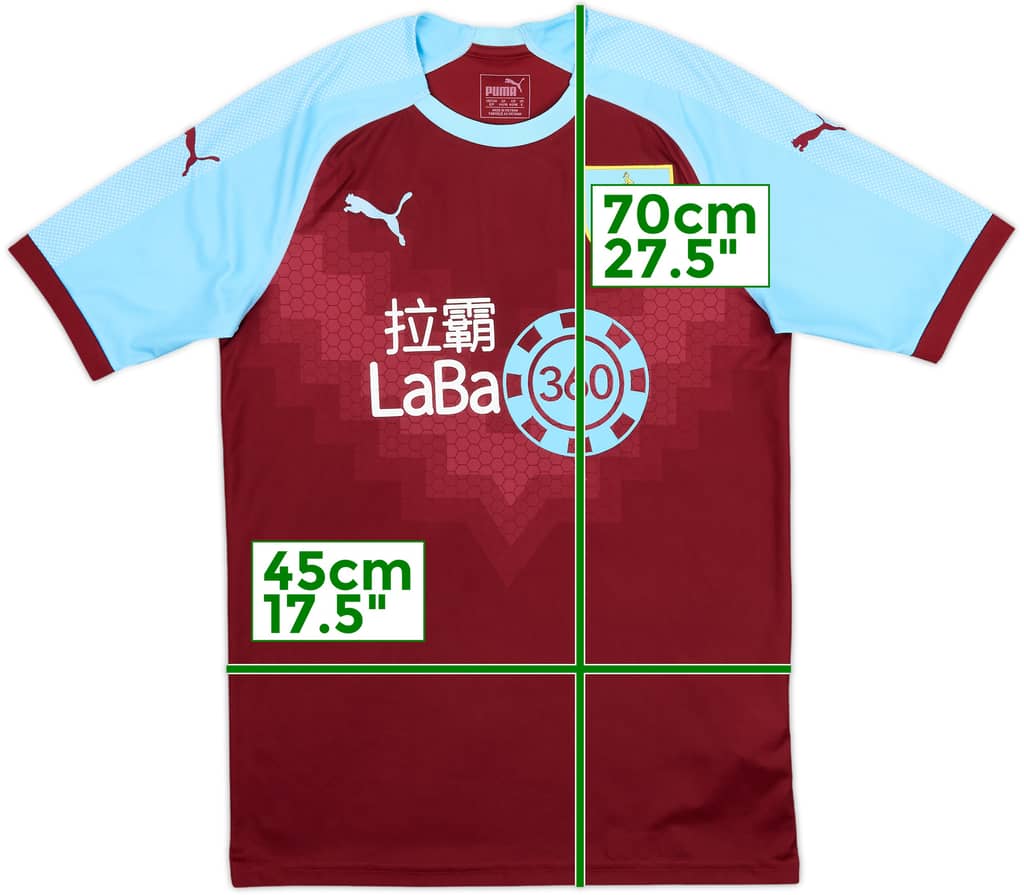 2018-19 Burnley Home Shirt - 8/10 - (S)