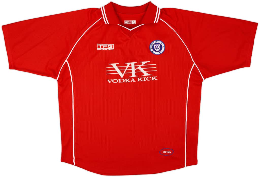 2001-02 Chesterfield Away Shirt - 8/10 - (XL)