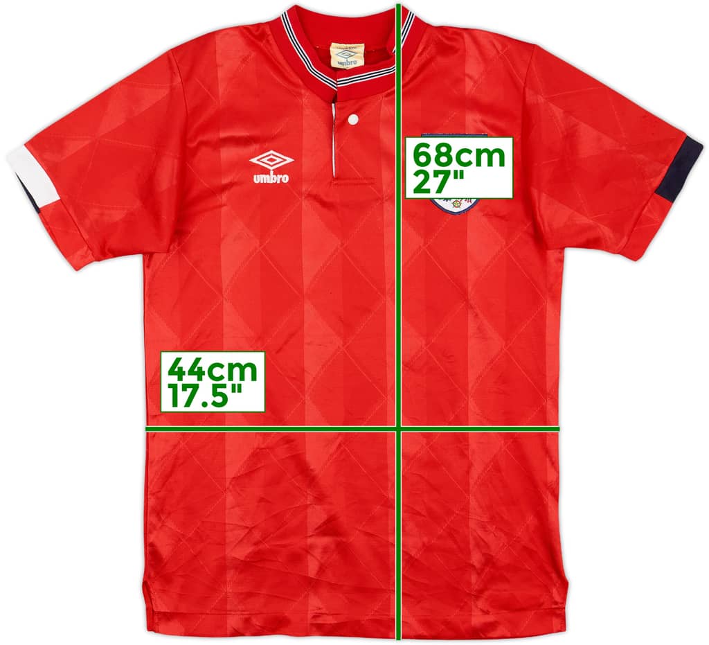 1988-89 England Away Shirt - 8/10 - (M)