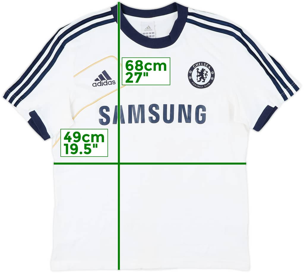 2012-13 Chelsea adidas Cotton Training Shirt - 8/10 - (M)