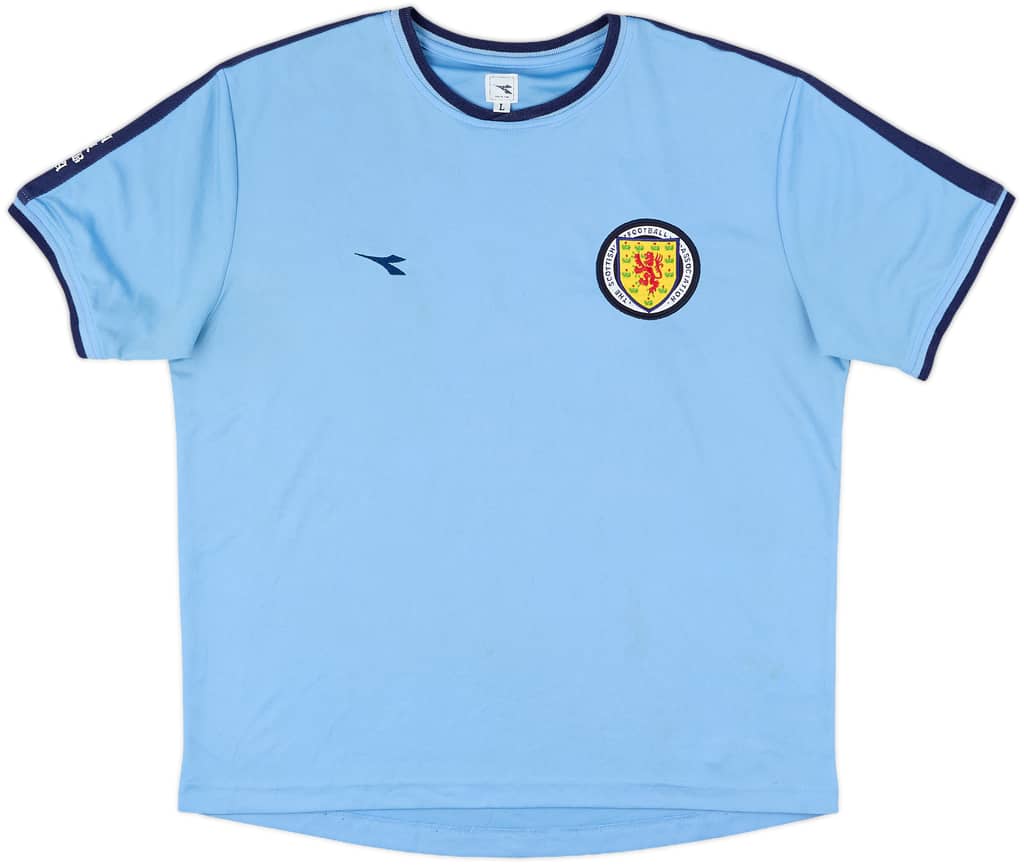 2003-04 Scotland Diadora Training Shirt - 4/10 - (L)