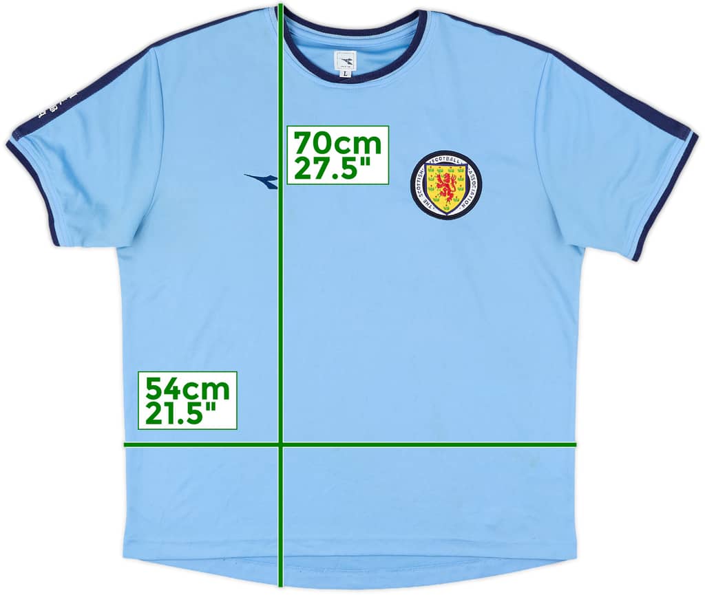 2003-04 Scotland Diadora Training Shirt - 4/10 - (L)