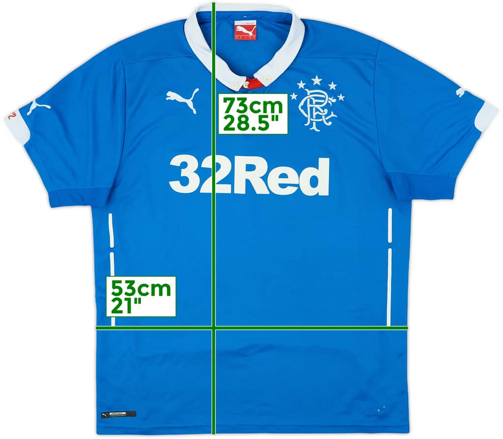 2014-15 Rangers Home Shirt - 7/10 - (L)