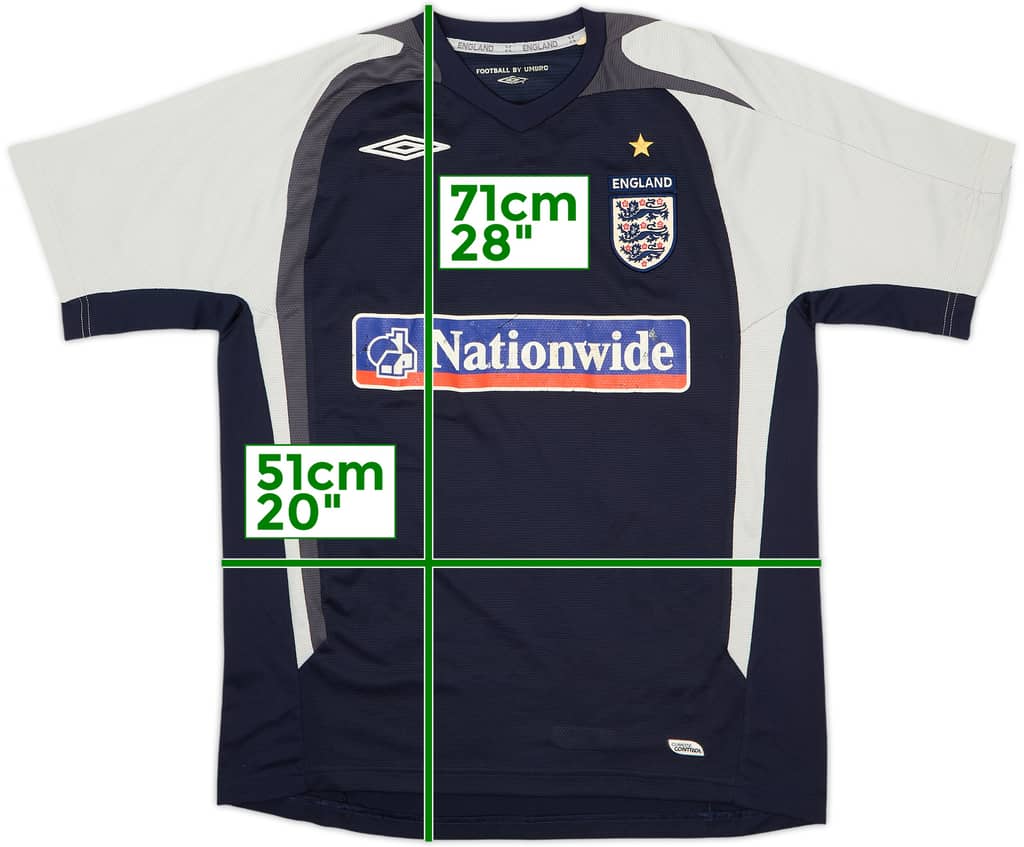2005-06 England Umbro Training Shirt - 6/10 - (M)