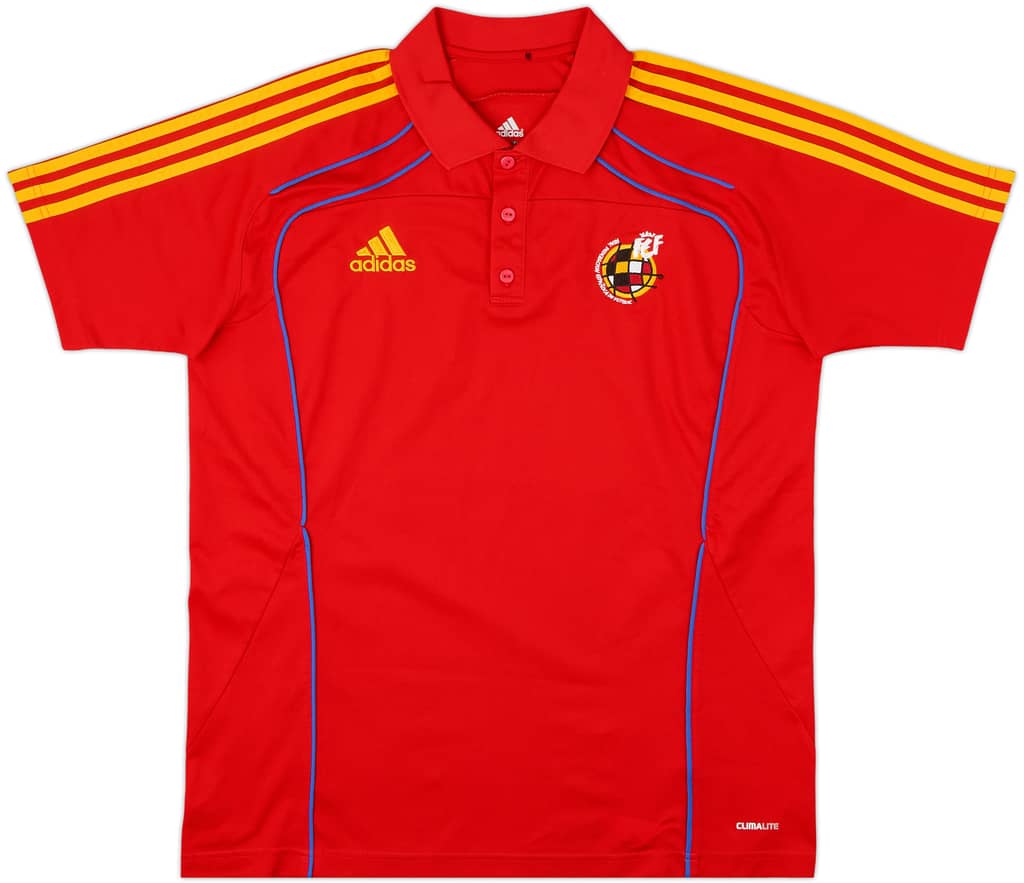 2010-12 Spain adidas Polo Shirt - 9/10 - (L)