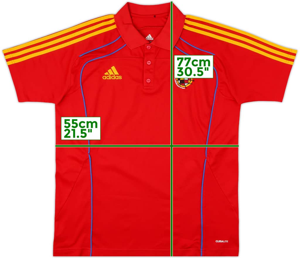 2010-12 Spain adidas Polo Shirt - 9/10 - (L)