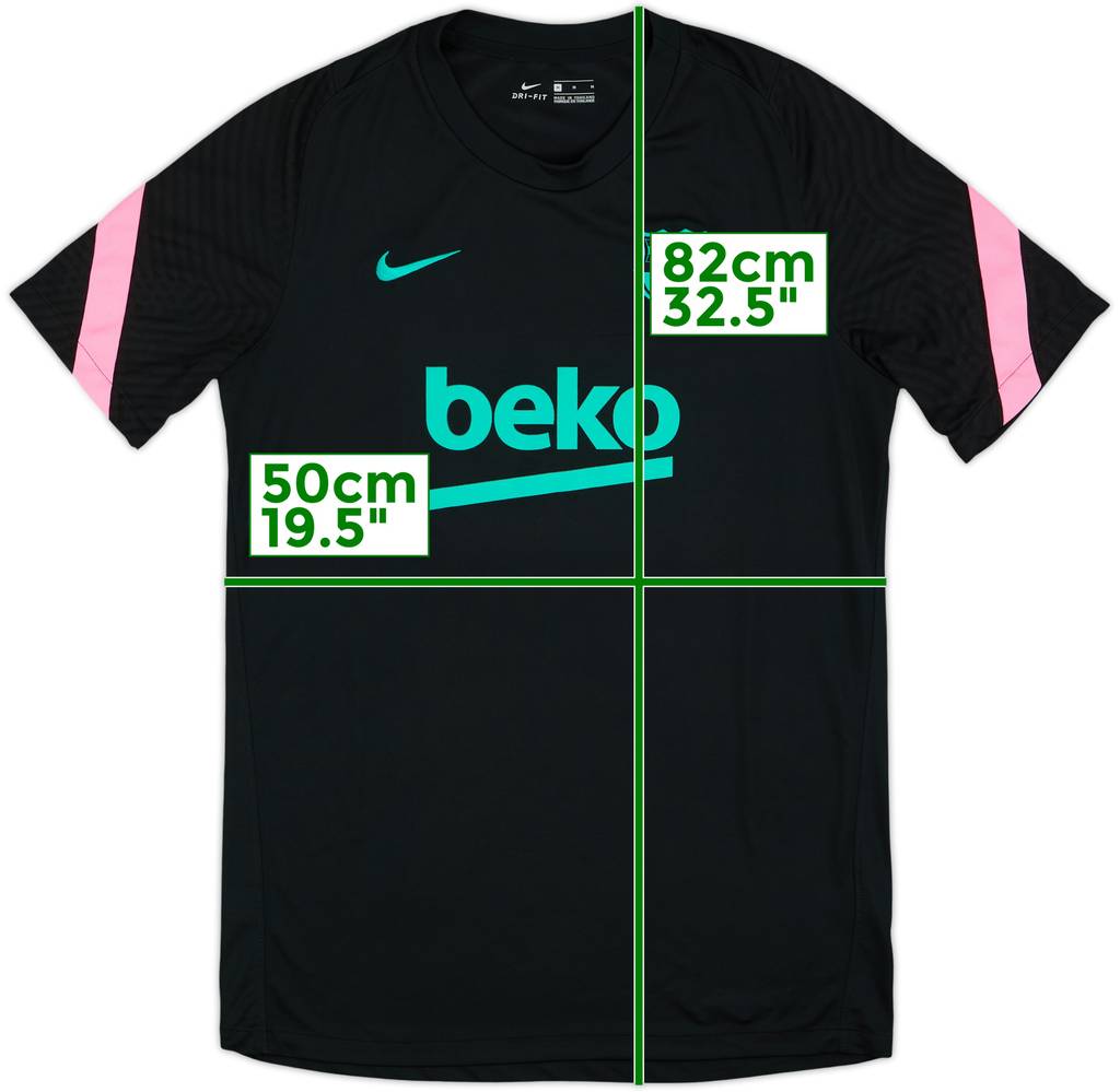 2020-21 Barcelona Nike Training Shirt - 8/10 - (M)