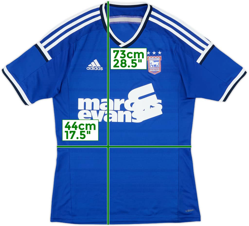 2014-15 Ipswich Home Shirt - 8/10 - (S)