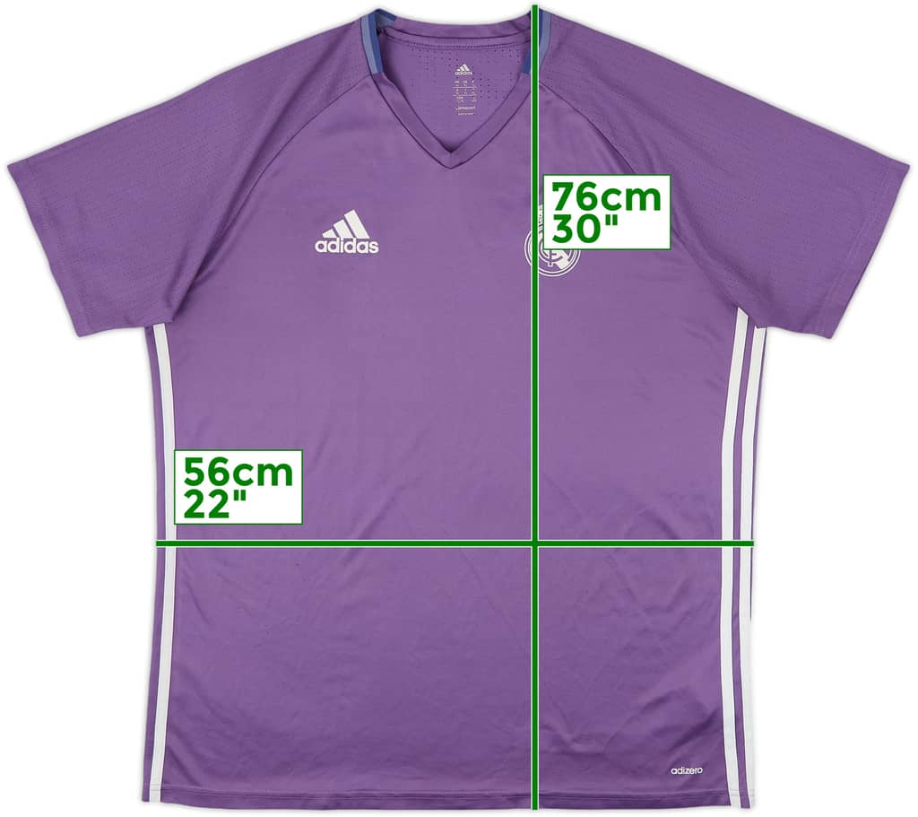 2016-17 Real Madrid adizero Training Shirt - 9/10 - (XL)