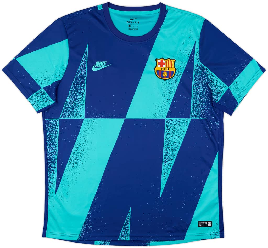 2019-20 Barcelona Nike Training Shirt - 9/10 - (XL)