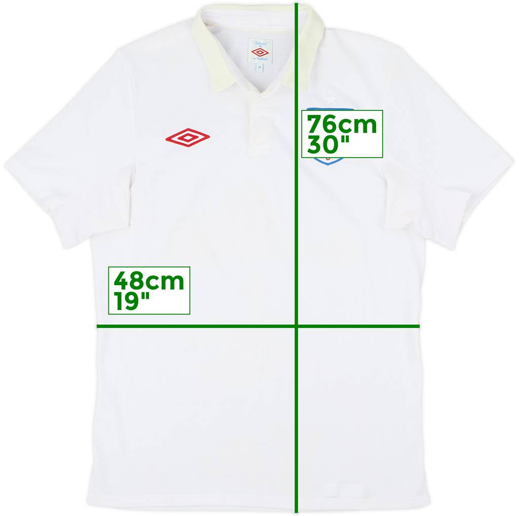 2009-10 England Home Shirt - 5/10 - (S)