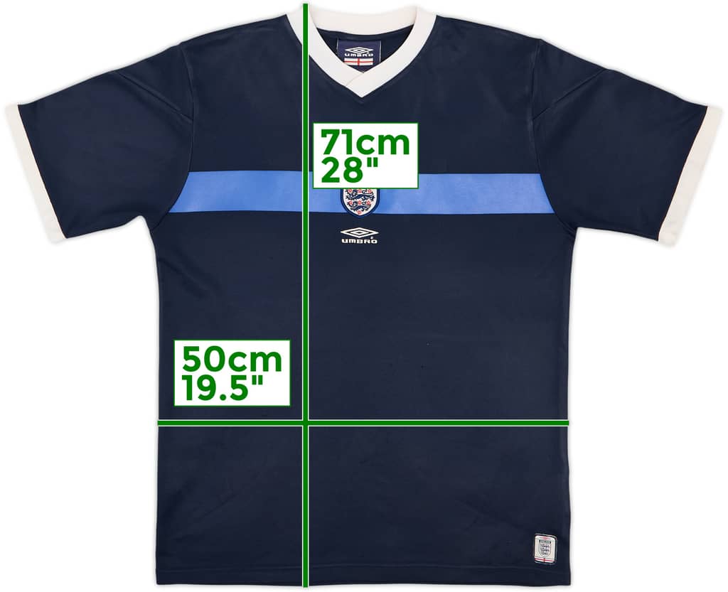 2002-04 England Umbro Training Shirt - 6/10 - (M)