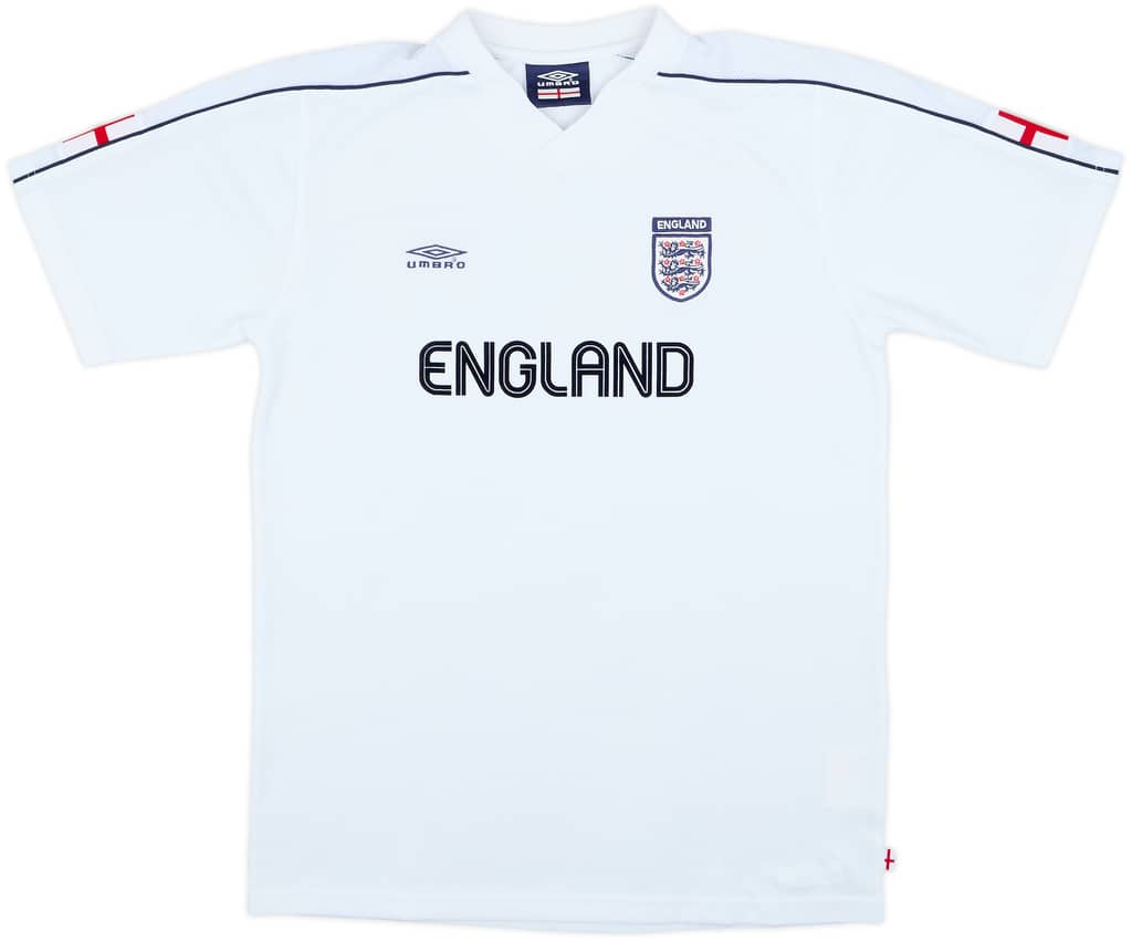 2002-04 England Umbro Training Shirt - 7/10 - (M)