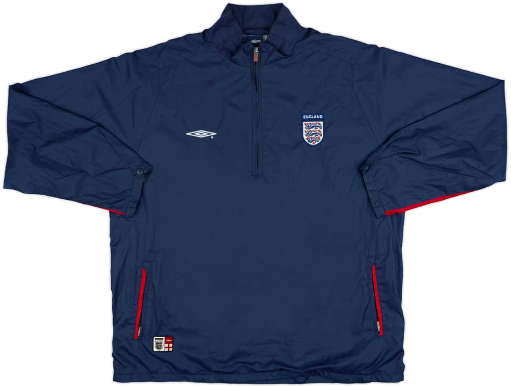 2004-05 England Umbro 1/4 Zip Drill Top - 7/10 - (M)