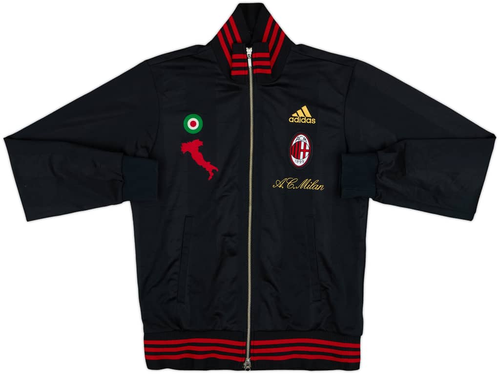 2007-08 AC Milan adidas Track Jacket - 8/10 - (M)