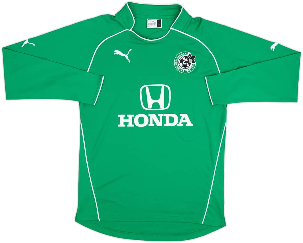 2004-05 Maccabi Haifa Home L/S Shirt - 10/10 - (L)