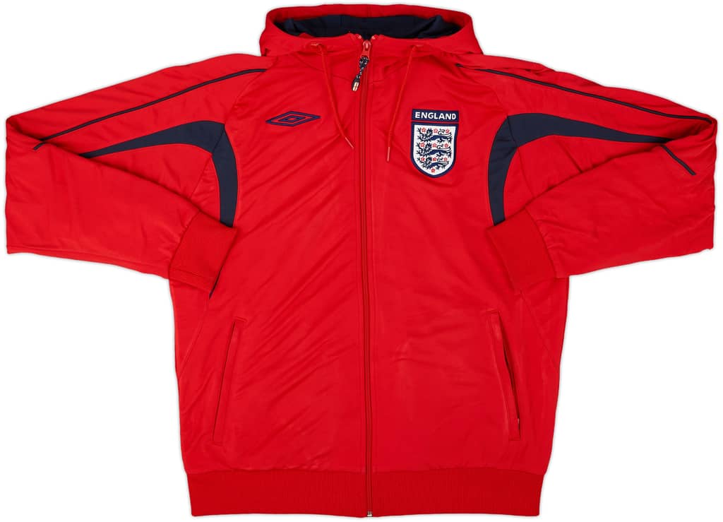 2006-07 England Umbro Hooded Track Jacket - 7/10 - (L)