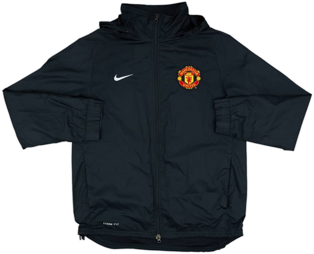 2011-12 Manchester United Nike Hooded Track Jacket - 8/10 - (M)