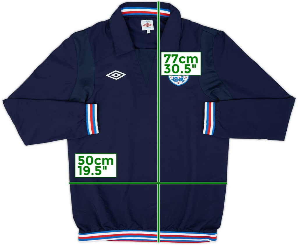 2010-11 England Umbro Drill Top - 10/10 - (M)