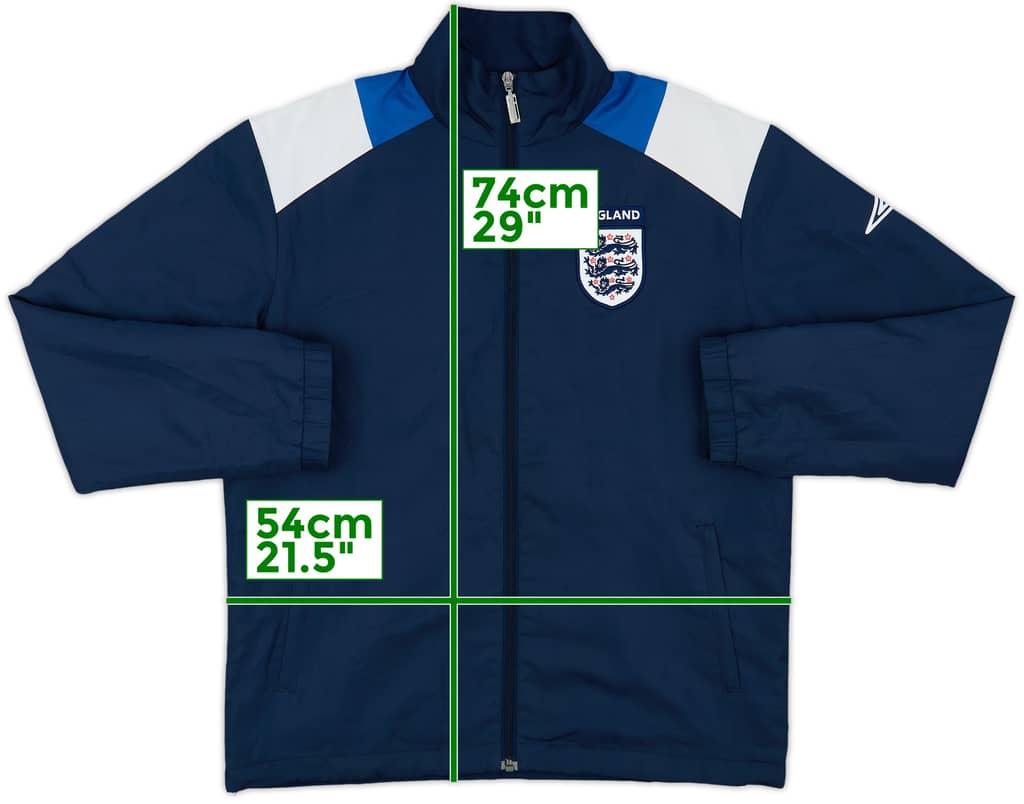 2004-05 England Umbro Track Jacket - 9/10 - (M)